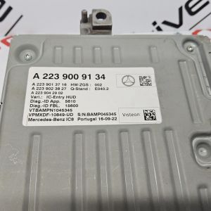 MERCEDES-BENZ S W223 SPEEDOMETER CONTROL UNIT/MODULE A2239009134