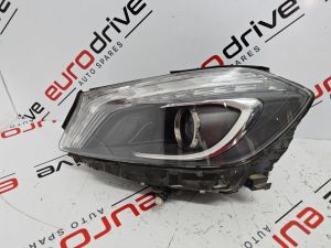 MERCEDES A CLASS W176 A200 2015 LEFT XENON CHROME RING HEADLIGHT A1768202961