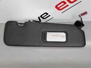 07-13 2008 BMW 335I Conv Pass  Sunvisor W/Illumination Black driver side 101-0232400