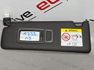  BMW 3-Series BLACK PASSENGER SIDE SUN VISOR 7322295 A233 BMW 3-Series (3-Series, F30 / F31 / F34 / F35 / F80 2011.10 - 2015 ) Sun Visor, With Light and Mirror and Clip 7322295 used EIS1427364. BMW 3-Series (3-Series, F30 / F31 / F34 / F35 / F80 2011.1 NS