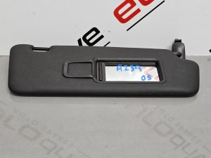 Audi A1 8X Q3 8U RIGHT HAND SIDE SUN VISOR BLACK 8U0857552C A239 OS