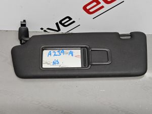 Audi A1 8X Q3 8U LEFT HAND SIDE SUN VISOR BLACK 8U0857551C A239 NS