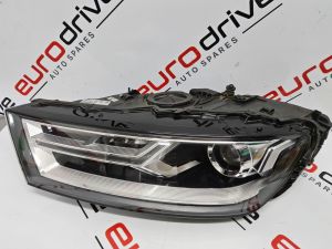 2019 AUDI Q7 4M LEFT XENON HEADLIGHT 4M0941043D 4M0941043A