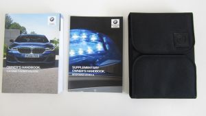 BMW 5 SERIES HANDBOOK OWNERS MANUAL LEATHER WALLET PACK 2017-2021 G30 GENUINE